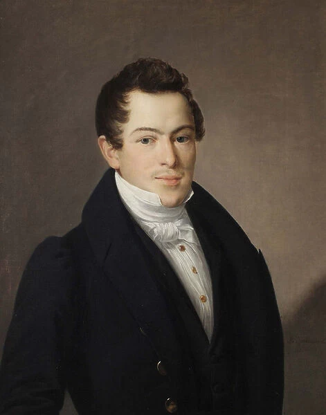 Portrait of Naumov, 1831. Artist: Tropinin, Vasili Andreyevich (1776-1857)