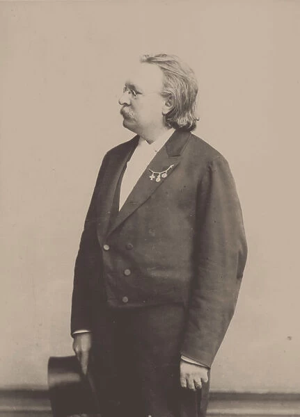 Portrait of the organist and composer Edmund Kretschmer (1830-1908). Creator: Hoffert
