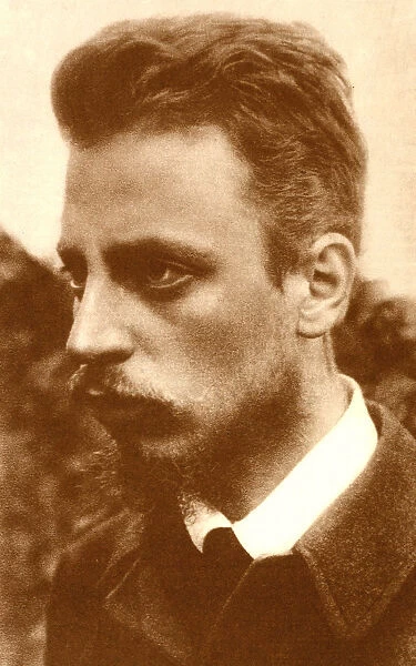 Portrait of the poet Rainer Maria Rilke (1875-1926), 1900