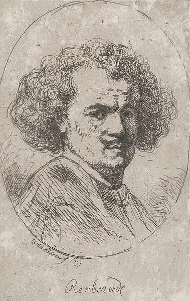 Portrait of Rembrandt, 1859. Creator: Charles Blanc