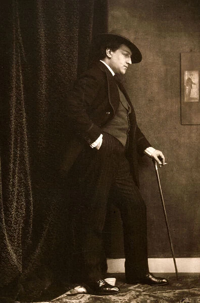 Portrait of Sacha Guitry (1885-1957), c. 1905. Creator: Gerschel, Charles (1871-1948)
