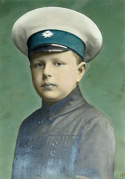 Portrait of the Son, 1910s. Artist: Alexei Sergeevich Mazurin