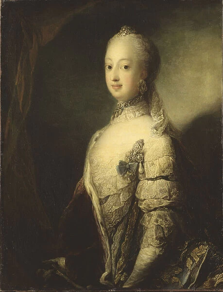 Portrait of Sophia Magdalena of Denmark (1746-1813), Queen of Sweden, 1765