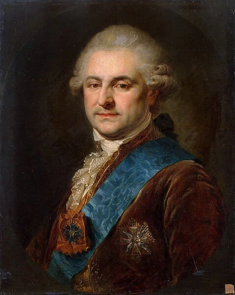Portrait of Stanislaw II August Poniatowski, second half of the 18th century