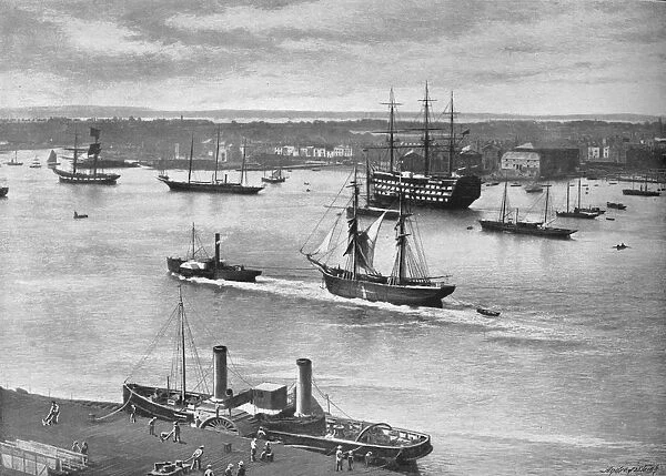 Portsmouth Harbour, c1896. Artist: Alfred John West