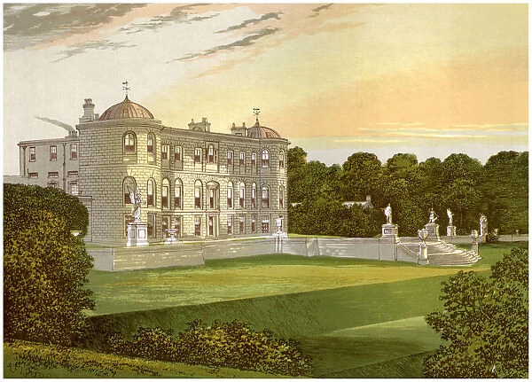 Powerscourt, County Wicklow, Ireland, home of Viscount Powerscourt, c1880
