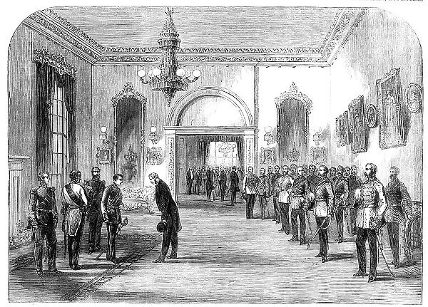 Presentations to his Royal Highness the Prince of Wales at Government House, Halifax, 1860. Creator: Unknown