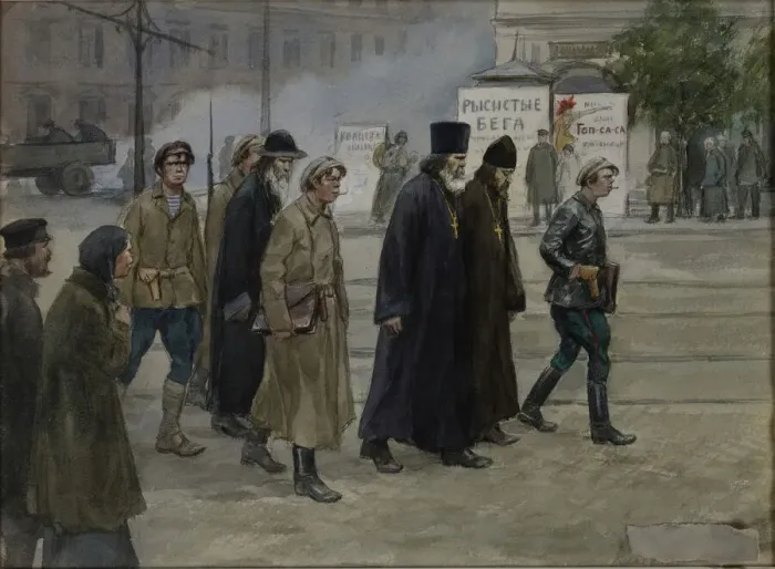 Framed Print : The Priests Conveyed to Judgment, 1922 Print Framed Print : The Priests Conveyed to Judgment, 1922 Print