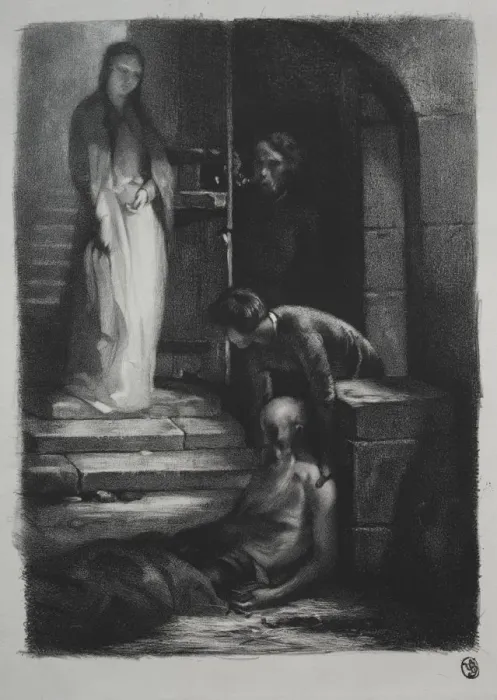 Framed Print : A Print of a Man in Prison, 1800s Framed Print : A Print of a Man in Prison, 1800s