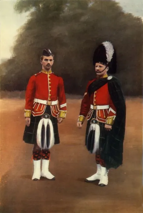 Framed Print : Gordon Highlanders Print, 1900 Framed Print : Gordon Highlanders Print, 1900