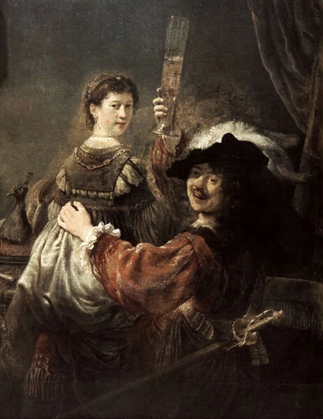 The Prodigal Son in the Tavern (Rembrandt and Saskia), c1635. Artist: Rembrandt Harmensz van Rijn
