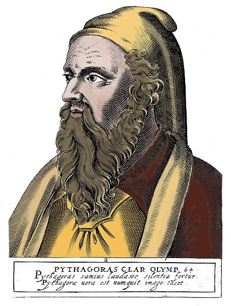 Pythagoras (c560 - 480 BC), Greek philosopher and scientist