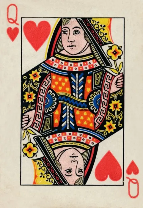 Framed Print : 1925 Queen of Hearts Print Framed Print : 1925 Queen of Hearts Print