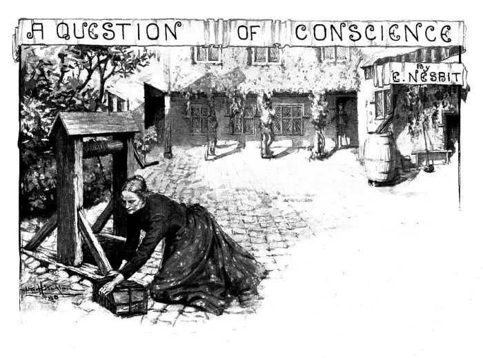 Framed Print : Print of A Question of Conscience, 1898 Framed Print : Print of A Question of Conscience, 1898