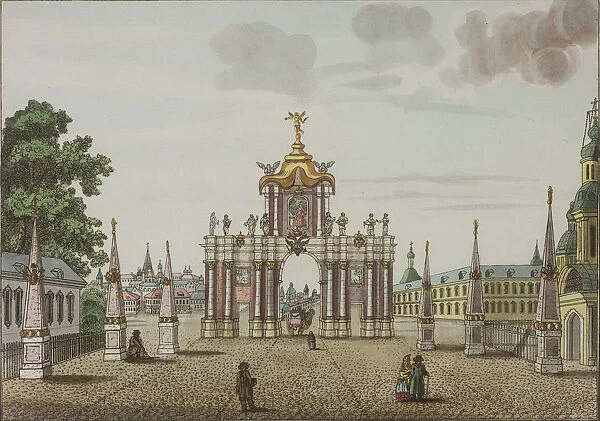 The Red Gates in Moscow, Between 1792 and 1820