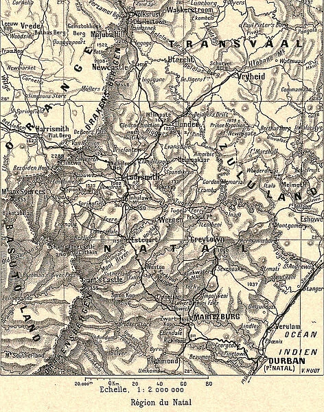 'Region du Natal; Afrique Australe, 1914. Creator: Unknown