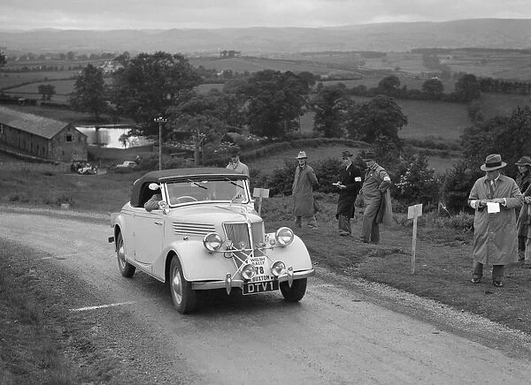 Renault Primaquatre of HC Brownlow competing in the South Wales Auto Club Welsh Rally