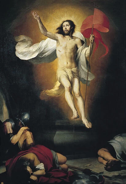 The Resurrection. Artist: Murillo, Bartolome Esteban (1617-1682)