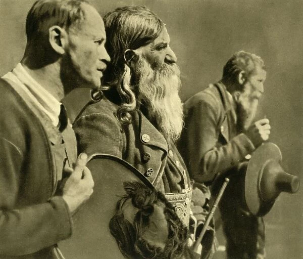 Riflemen praying, Tyrol, Austria, c1935. Creator: Unknown
