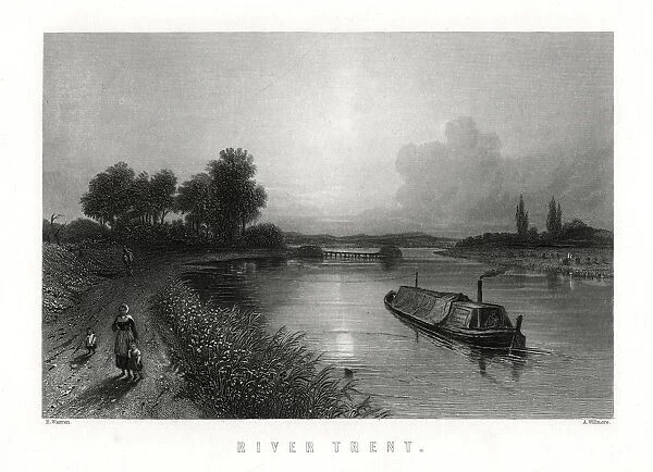 The River Trent, England, 1883. Artist: A Willmore