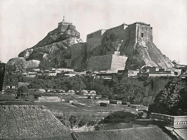 The Rock seen from the north, Trichinopoly, India, 1895. Creator: Unknown