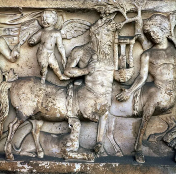 Framed Print : Roman Centaur in Bacchic Procession Print Framed Print : Roman Centaur in Bacchic Procession Print