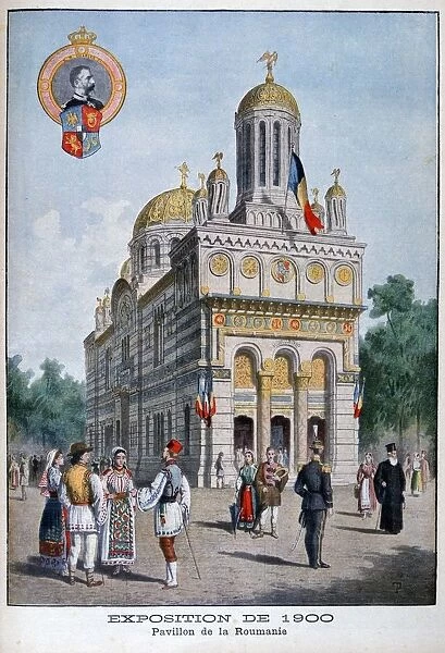 The Romanian pavilion at the Universal Exhibition of 1900, Paris, 1900
