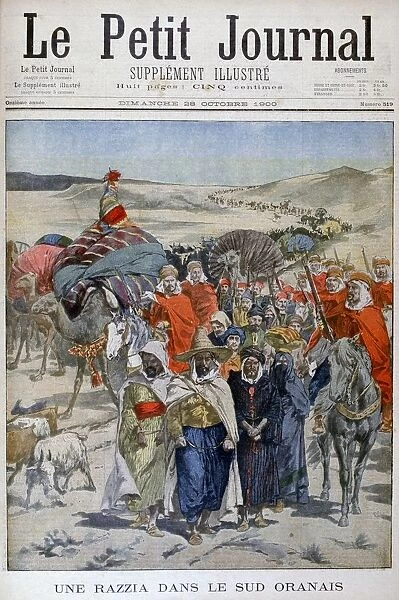 A round up in southen Oranais, Algeria, 1900