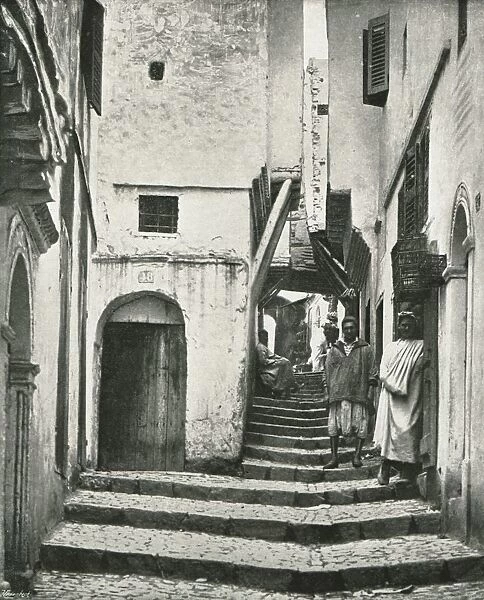 The Rue de la Kasbah, Algiers, Algeria, 1895. Creator: Poulton & Co