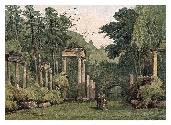 Ruins in Windsor Park, 1880