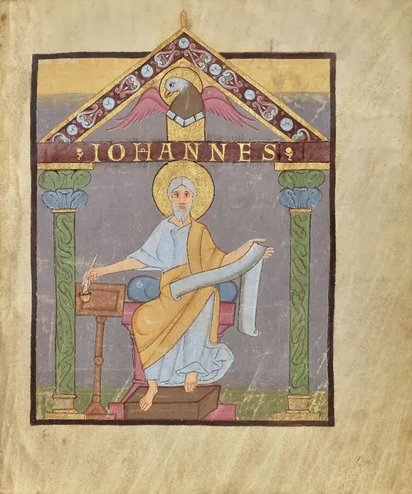 Framed Print : Print of Saint John, shortly after 1053 Framed Print : Print of Saint John, shortly after 1053