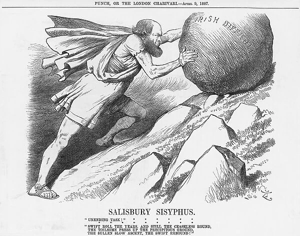 Salisbury Sisyphus, 1887. Artist: Joseph Swain