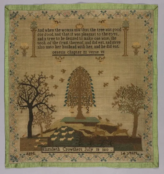 Framed Print : Sampler Print 1810 Framed Print : Sampler Print 1810