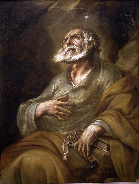 San Pedro, one of the Twelve Apostles, the first bishop of Rome, where he died