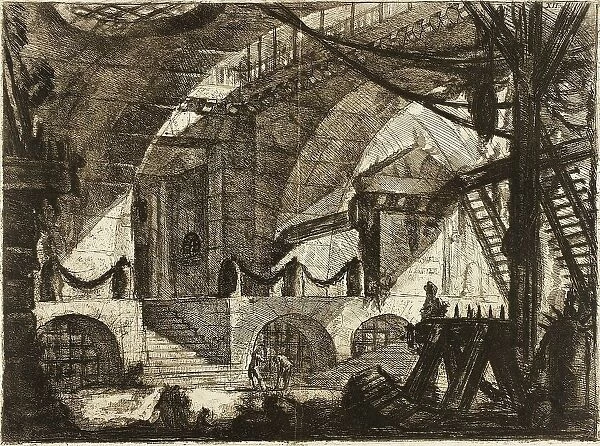 The Sawhorse, 1761. Creator: Giovanni Battista Piranesi