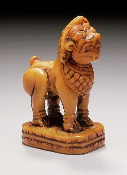Seal Carved as Southeast Asian-Style Lion, 17th century. Creator: Unknown