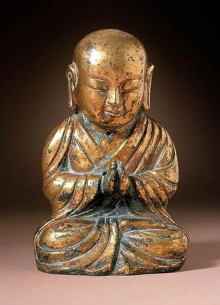 Seated Priest, Late 16th-17th century. Creator: Unknown