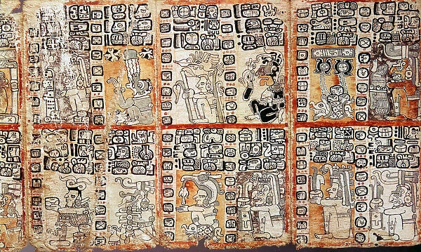 Section from the Mayan Troano Codex, 15th century