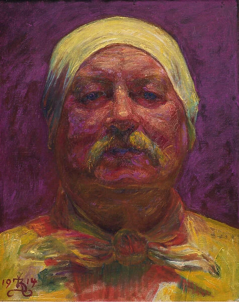 Self-Portrait, 1914. Creator: Zahrtmann, Kristian (1843-1917)
