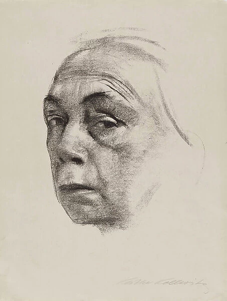 Self-portrait, 1924. Creator: Kollwitz, Käthe (1867-1945)