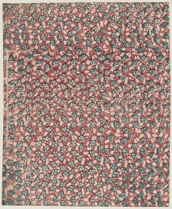 Framed Print : Abstract Pattern Print, 19th century