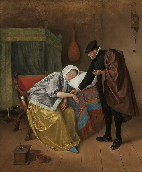 The Sick Woman, c.1663-c.1666. Creator: Jan Steen