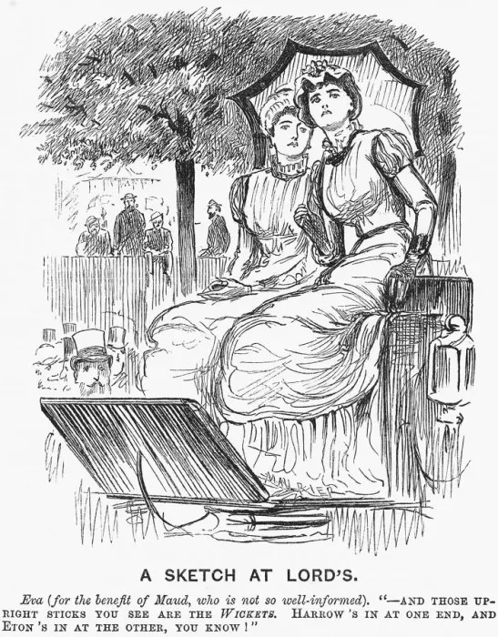 Framed Print : A Sketch at Lords, 1881 Print Framed Print : A Sketch at Lords, 1881 Print