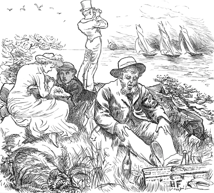 Framed Print : Ryde Regatta Print, 1881