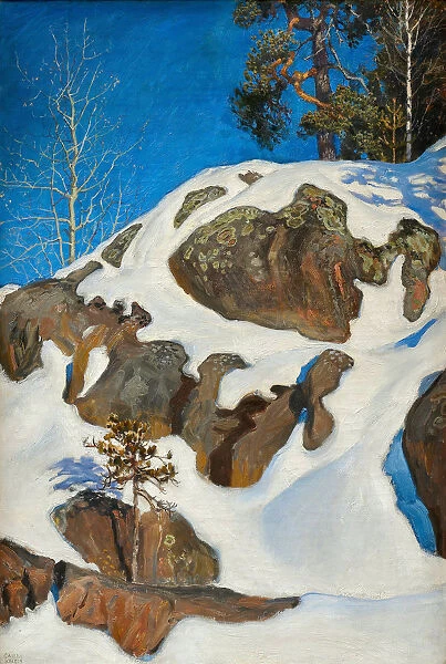 Snow on the cliffs, 1901