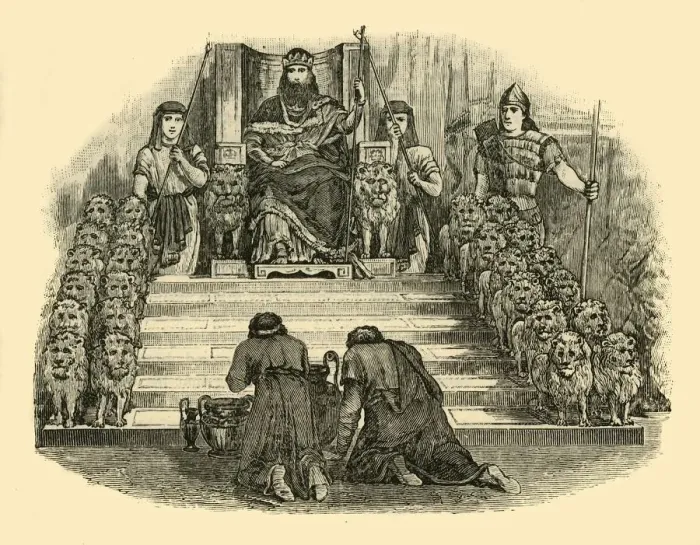 Framed Print : Solomons Throne, Restored Print, 1890