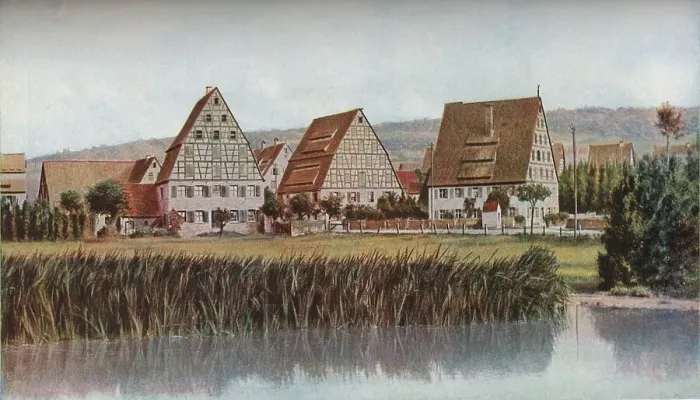 Framed Print : South German Village, Spalt, Bavaria, c1930s Print Framed Print : South German Village, Spalt, Bavaria, c1930s Print