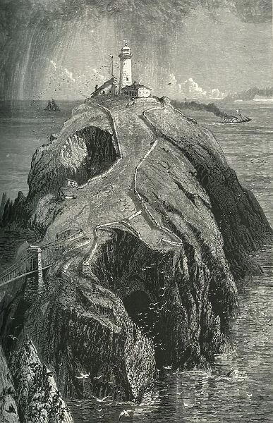 South Stack Lighthouse, Holyhead, c1870