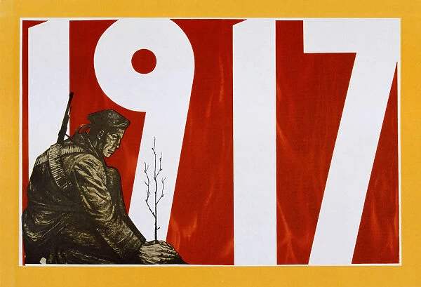 Soviet propaganda poster, 1917
