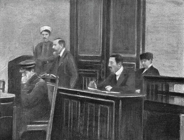 In Soviet Russia; In the dock, Countess Panina, Minister of Public Instruction... 1917. Creator: Unknown